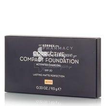 Korres Activated Charcoal Corrective Compact Foundation SPF20 ACCF2 - Διορθωτικό make-up σε compact μορφή, 30ml