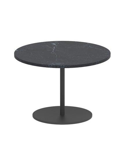 BUTLER SIDE TABLE WITH CERAMIC TOP D40xH28cm