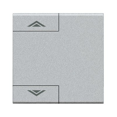 Llt-Key Cover Up-Down 2 Modules Aluminium Tech