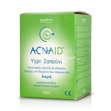 Boderm Acnaid Liquid Soap - Καθαρισμός για Επιδερμίδα με Τάση Ακμής, 300ml