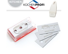 Kuchenprofi Aνταλλακτικά Λεπίδων για Καθαριστή Κεραμικής Εστίας Σετ 10τεμ.
