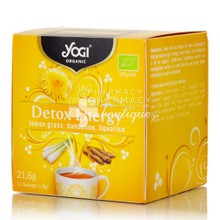 Yogi Organic Tea Detox Energy - Αποτοξίνωση & Ενέργεια, Τόνωση, 12 teabags