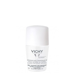 Vichy Deodorant 48hrs Roll On 50 ml, 48ωρη Αποσμητική φροντίδα, Απομακρύνει τις δυσάρεστες οσμές, ρυθμίζει την εφίδρωση.