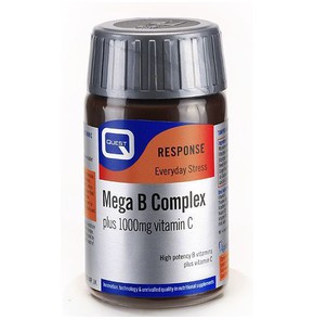 Quest Mega B Complex Plus 1000mg C ,60 tabs
