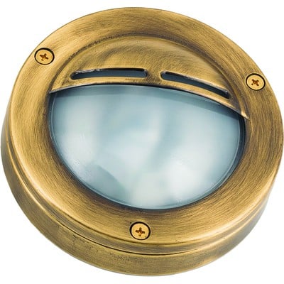 Brass Wall Light Antique D14cm G9 Ip64 With Shade