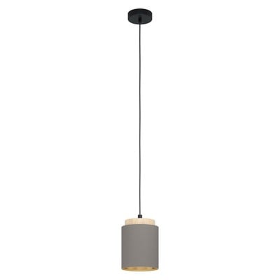 Pendant Light Albariza With Wood & Cappuccino/Gold