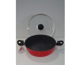 Πλακερό Αντικολλητικό Κόκκινο Marblestone Cookshop 30cm