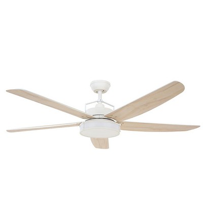 Ceiling Fan Louisville 157cm 1 Light White Wood