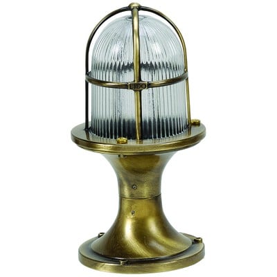 GROUND BRASS LAMP IN ACID COLOR IP54 1XE27