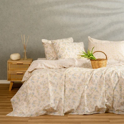 Σετ Σεντονια Διπλα Chloe Peach Casual Line (205x27
