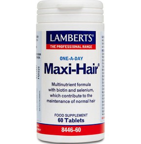 Lamberts Maxi Hair για Υγιή Μαλλιά, 60tabs (8446-6