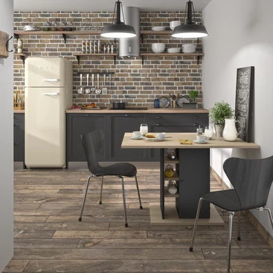 Τραπέζι με αποθηκευτικό χώρο Oxford 120x80x75εκ.Na