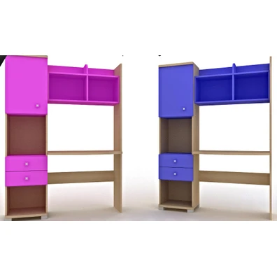 Wooden Desk with Drawers 