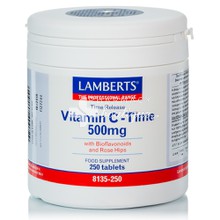 Lamberts Vitamin C 500mg - Time Release, 250tabs