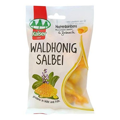 Kaiser Waldhonig Salbei Καραμέλες για Βήχα με Φασκ