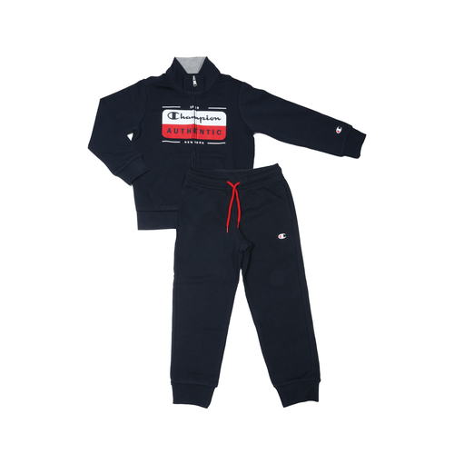 Champion Boy Full Zip Suit (306590)-NAVY