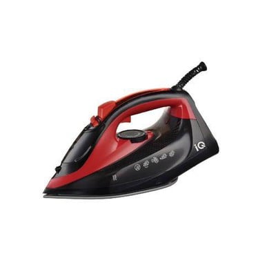 Electric Iron With Ceramic Plate EI-862 Red