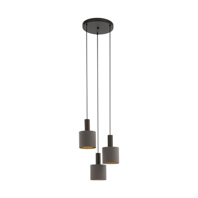 Pendant Light Concessa With Cappuccino/Gold Shade 