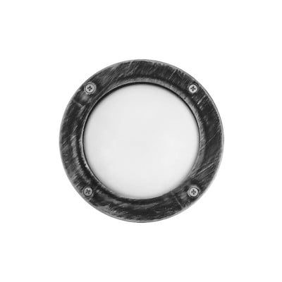 Wall Light Plastic Round Silver D14 SLΡ-10Α