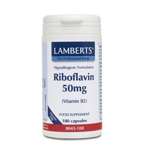 Lamberts Riboflavin 50 mg (B2) Για Την Υγεία Ματιώ