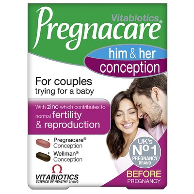 Vitabiotics Pregnacare His & Her Conception 2x30ta