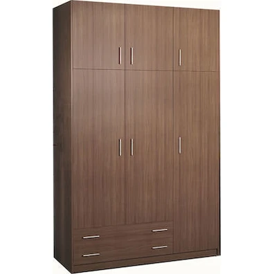 Ντουλάπα Τρίφυλλη Με Πατάρι Ν30 150x240x60 Με επιλ
