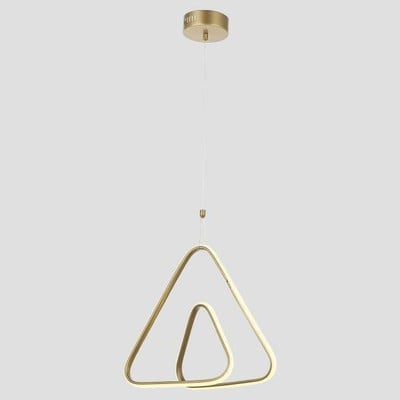 Pendant Light Led 30W 4000Κ 2550Lm Triangle Shaped