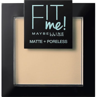 MAYBELLINE Fit Me Matte & Poreless Powder Πούδρα Για Ματ & Φυσική Κάλυψη No110 Porcelain 9g