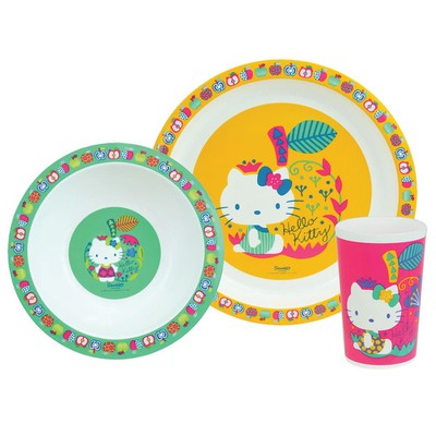 Hello Kitty Childrens Dinner Set - 3 Pieces