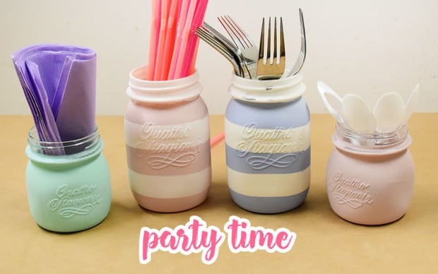 DIY: Βάφουμε βάζα για πάρτι με Chalk Paint σε σπρέι!