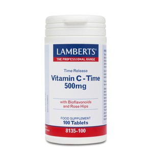 LAMBERTS Vitamin C-Time 500mg 100ταμπλέτες