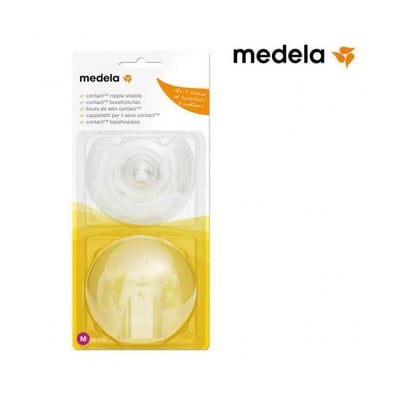 MEDELA Contact Nipple Shields-Ψευδοθηλές Σιλικόνης με θήκη Medium