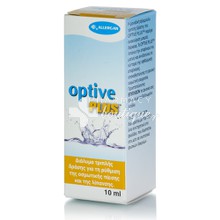 Allergan Optive Plus Eye Drops - Λιπαντικές Οφθαλμικές Σταγόνες Τριπλής Δράσης, 10ml
