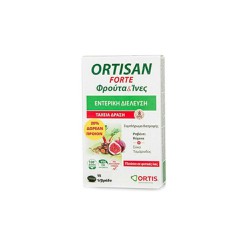Ortis Ortisan Forte Συμπλήρωμα Διατροφής Με Φρούτα Και Ίνες Για Εντερική Διέλευση 15 ταμπλέτες