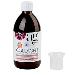 Ag Pharm Collagen with Pomegranate Πόσιμο Κολλαγόνο με ρόδι & υαλουρονικό οξύ, 500ml