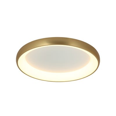 Ceiling Light D60cm Gold Satin Led 3000K 50W