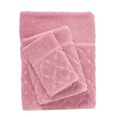 Das Home σετ Πετσετες 3τεμαχιων Best 0791 Pink 30x