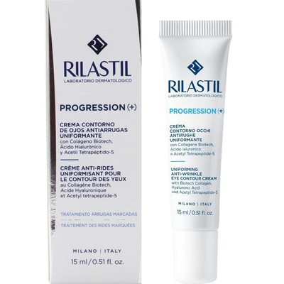 RILASTIL Progression Uniforming Anti-Wrinkle Eye Contour Cream Αντιρυτιδική Κρέμα Περιγράμματος Ματιών Για Ομοιόμορφη Όψη 15ml