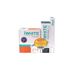 I-White Promo Express Whitening System With Stain Removal Sponge 1 piece & Gift Dark Stains Toothpaste For Dark Stains 75ml & Dark Stains Toothbrush 1 piece 