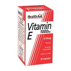 Health Aid Vitamin E Συμπλήρωμα Διατροφής 1000iu 3