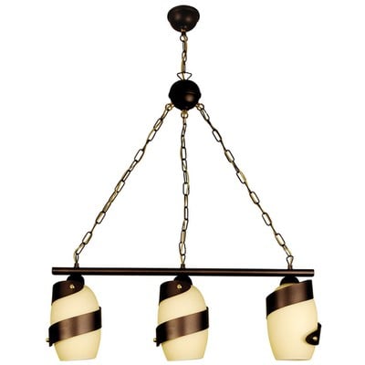 Pendant Rail Light 3/L Honey Rust 3xE27 40W Pda 12