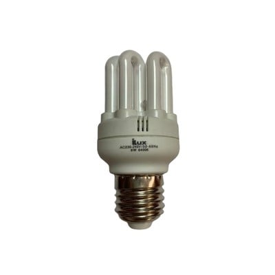 Cfl Energy Saving Light Bulb Τ2 6U 8W Ε27 240V 640