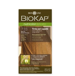 Biokap Permanent Hair Colors Delicato 7.33 Golden 