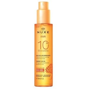 NUXE Sun tanning oil for face & body Spf10 150ml 