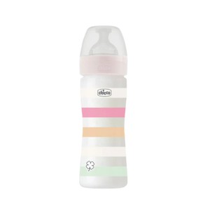 Chicco Well Being Plastic Bottle for Girls 2+ Mont
