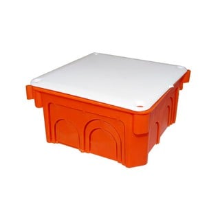 Κουτί Διακλάδωσης Τετράγωνο 7.5x7.5 Πορτοκαλί 08-2