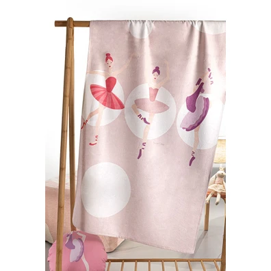 Πετσέτα Mπάνιου - Θαλάσσης Velour Ballerinas 75x15