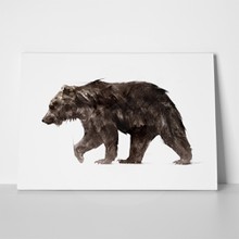 Color painted walking animal bear 756381424 a