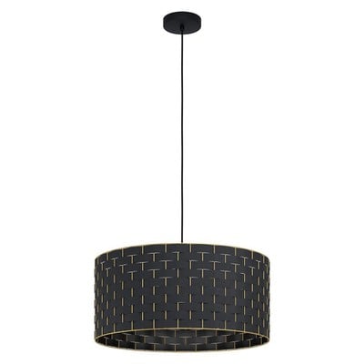 Pendant Light Marasales With Gold/Black Shade 1Xe2