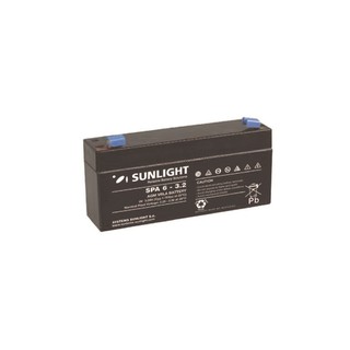 Lead Battery SPA 6V 3.2Ah 4.8mm Sunlight 0118090-0